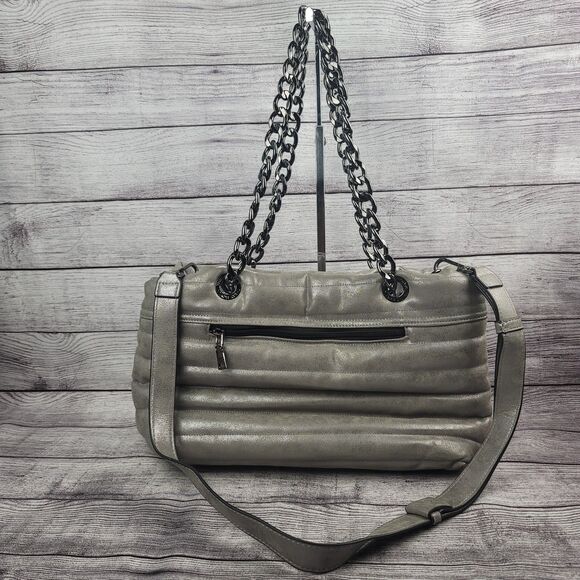 Think Royln Crossbody Purse with Chain Handles - Picture 1 of 9